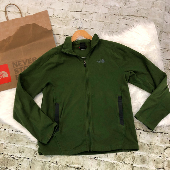 The North Face Other - The North Face Green Mens Fleece Zip Jacket
